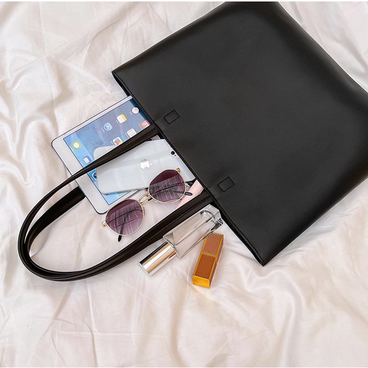 Túi xách nữ cỡ lớn đẹp tote da công sở cao cấp vừa A4 dây kéo miệng túi tiện dụng HX137