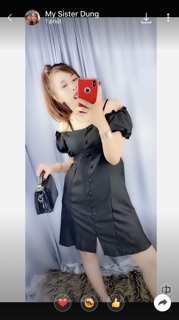 Đầm hở vai Bigsize 60-85 ký