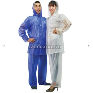 Áo mưa Rando - Bộ trong màu
