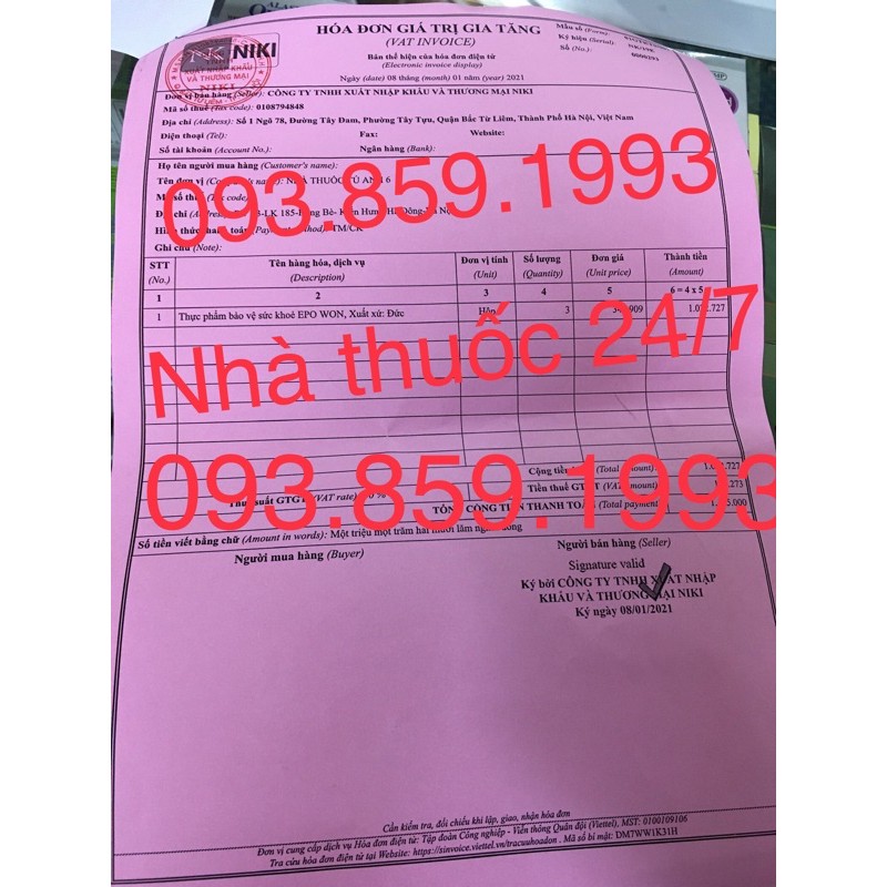 Viên bổ sung nội tiết tố nữ , đẹp da EpoWon - Hàng nhập Khẩu Đức | Thế Giới Skin Care