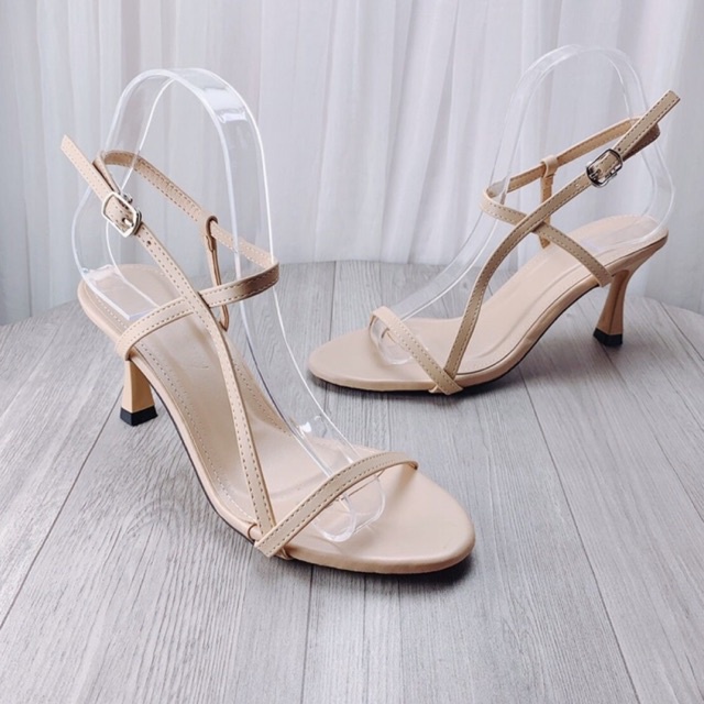 Sandal cao gót 7cm dáng Hàn siêu xinh - s120