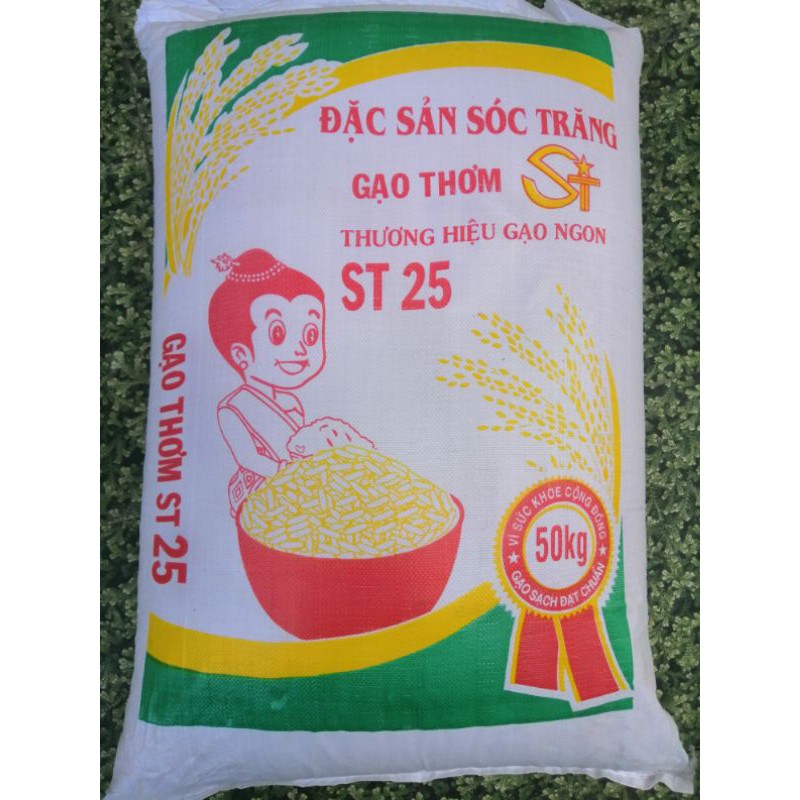 Gạo ST 25 Thơm Thượng Hạng (đặc sản sóc trăng)