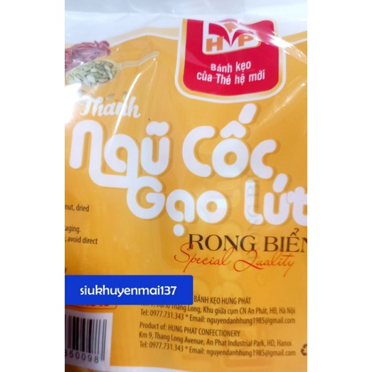 túi Gạo Lứt Ngũ Cốc Rong Biển 10 thanh _180 gr.hsd:5_24