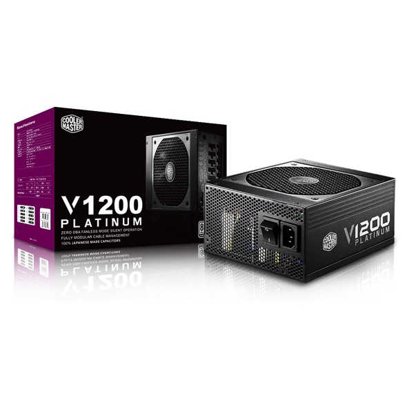(1200w) Nguồn máy tính CoolerMaster V1200 80 Plus Platinum - hàng chính hãng