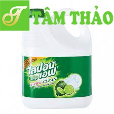 Nước rửa chén Thái Lan Lipon 3600ml can hương chanh, bưởi 8850002029279