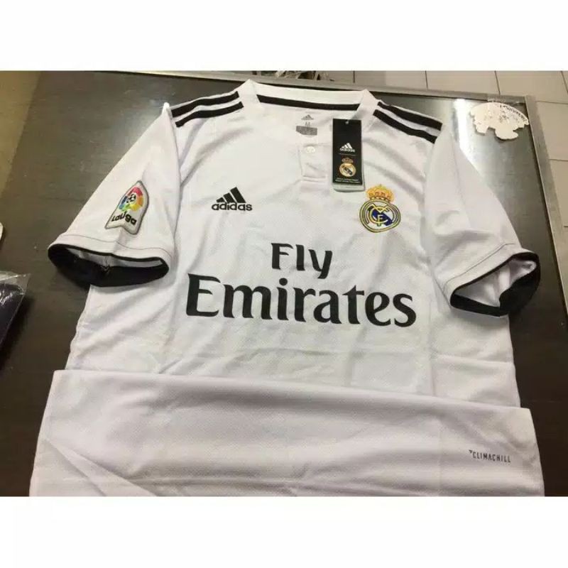 Áo Thun Đá Banh Đội Tuyển Real Madrid 2018 / 2019