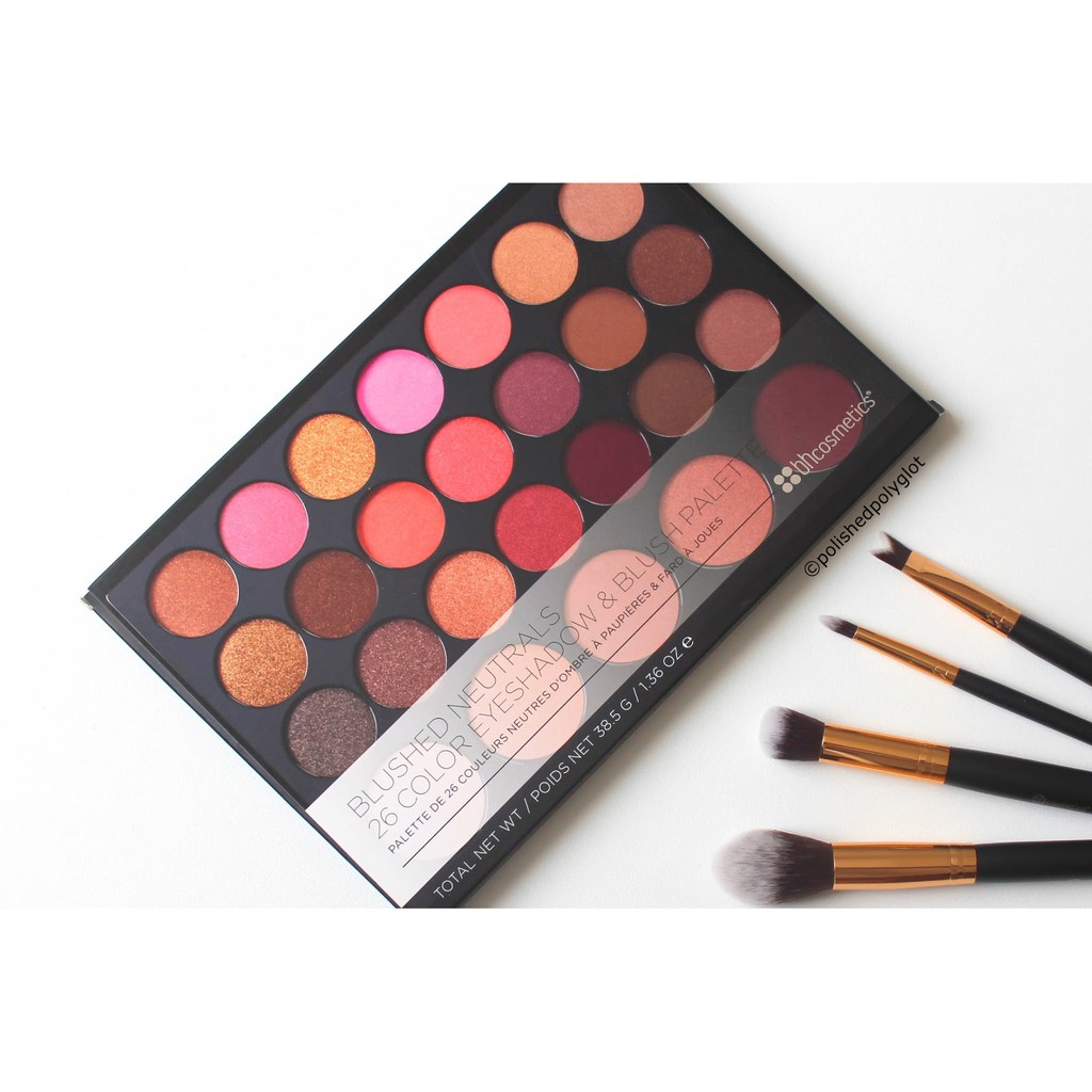 Bảng 26 ô phấn mắt & má hồng Blushed Neutrals - bh cosmetics | BigBuy360 - bigbuy360.vn