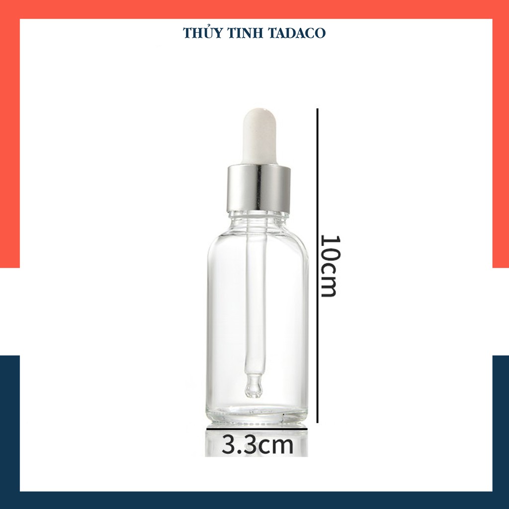 Chai chiết mỹ phẩm thủy tinh FREE SHIP Chai chiết Serum | 30ml