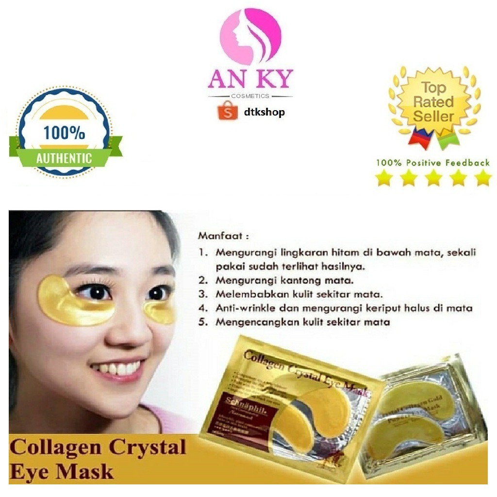 Mặt Nạ Loại bỏ Quầng Thâm Mắt Collagen Crystal Eyes