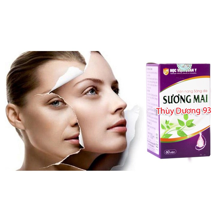 [TRẮNG DA, MỜ NÁM,TÀN NHANG] Bộ 2 Viên uống sáng da SƯƠNG MAI Học Viện Quân Y (60 viên x 2) | BigBuy360 - bigbuy360.vn