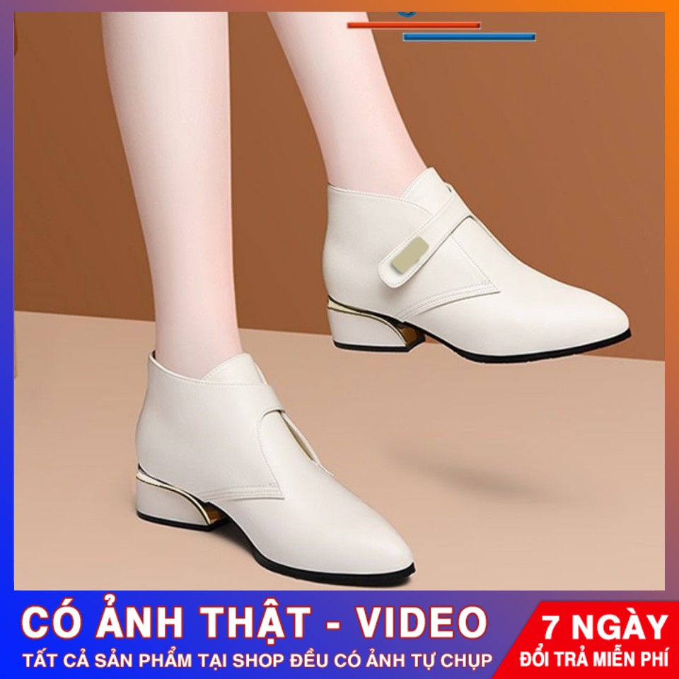 [ẢNH THẬT - FREE SHIP] Boot thời trang nữ cao cấp ROSATA RO308 - HÀNG VIỆT NAM - BKSTORE