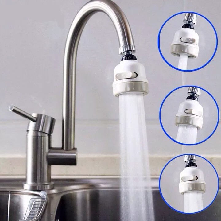 Vòi Nước Tăng Áp 360 Độ Cho Bồn Rửa Chén, Bồn Rửa Tay(Loại 5Cm)