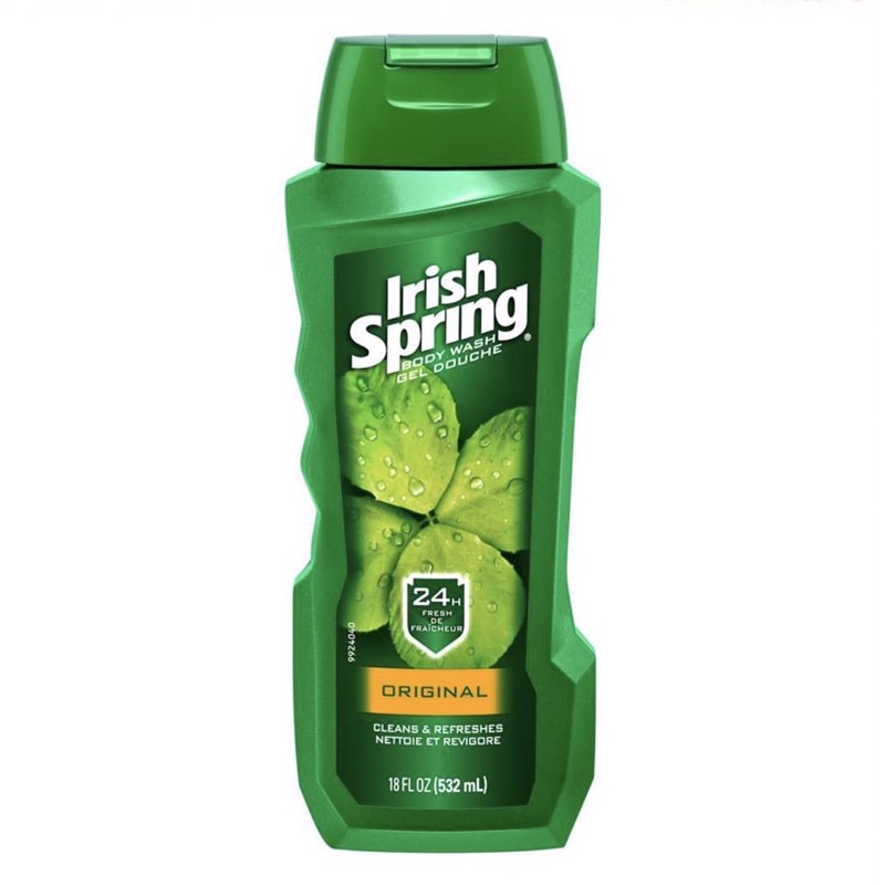 Sữa tắm và rửa mặt cho Nam Irish Spring 532ml Mỹ