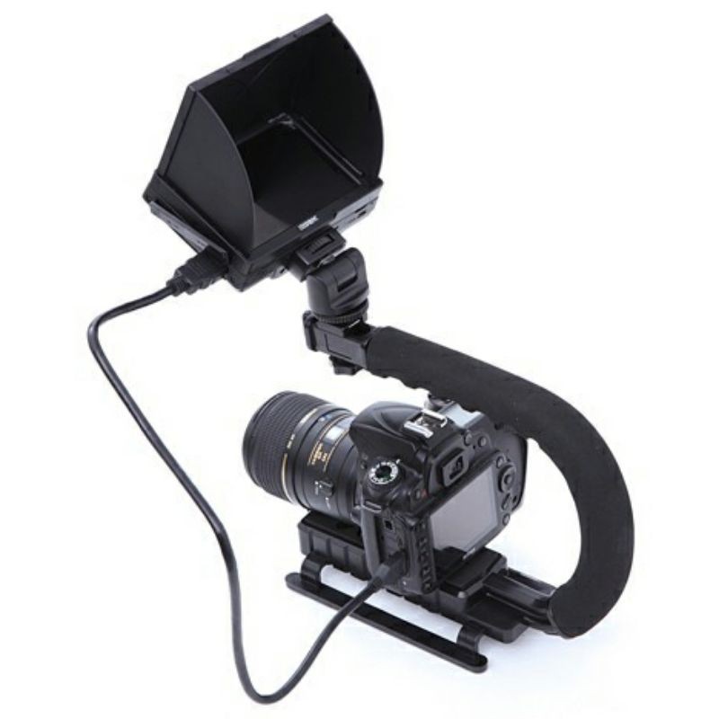 Tay cầm chống rung hình chữ C cho máy ảnh DSLR GoPro Xiomi Yi XT 375 | BigBuy360 - bigbuy360.vn