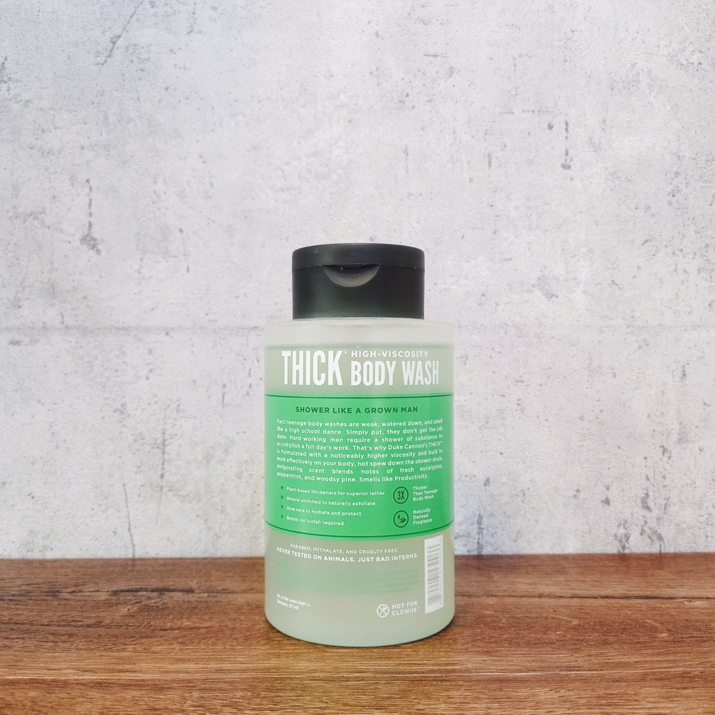 [CHÍNH HÃNG - SHOPTP.HCM] [HOT NEW 2022] Bộ Sữa Tắm Lưu Hương Tuyệt Đối DUKE CANNON THICK BODY WASH 500ml chính hãng USA