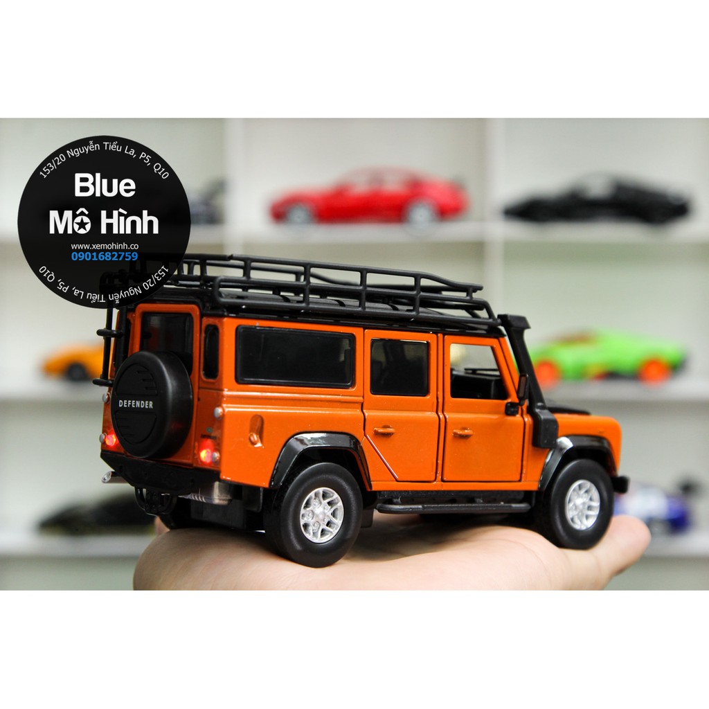 Blue mô hình | Xe mô hình Range Rover Defender Adventure SUV 1:32