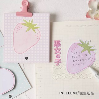 Washitape set giấy note hoa, mèo, dâu tây