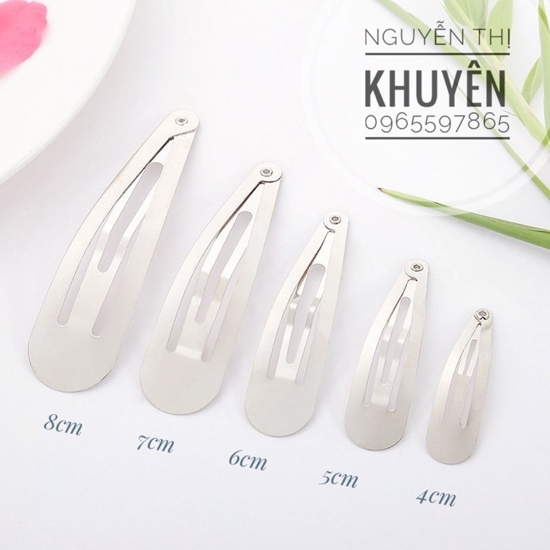 Kẹp bật giọt nước các size (set5c)