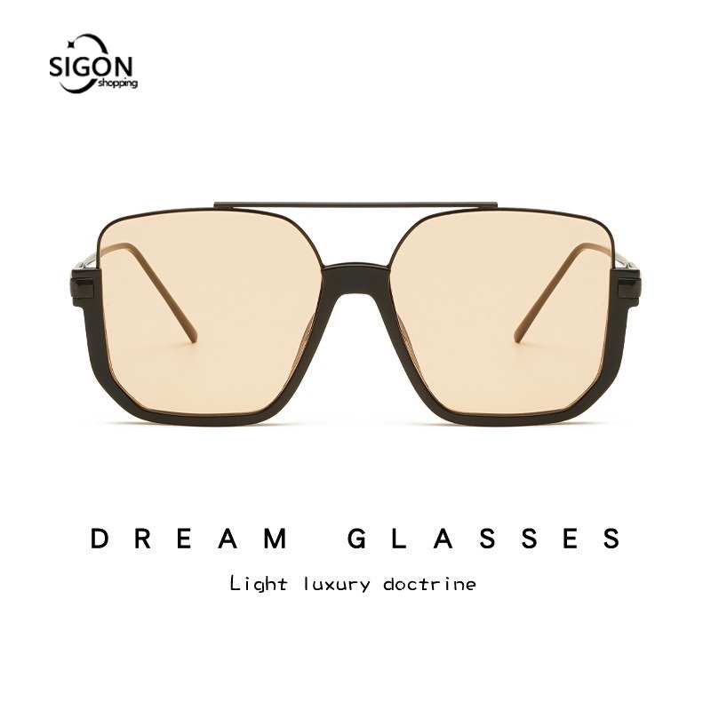 Kính Mát Gọng Lớn Chống Tia Cực Tím Thời Trang Cho Cả Nam Và Nữ