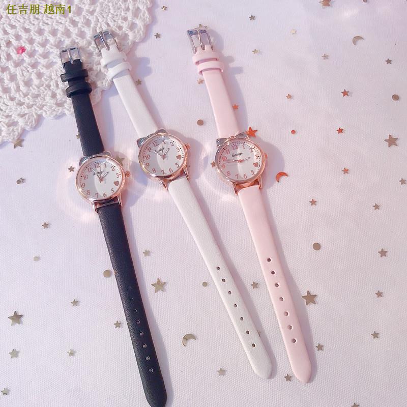 Đồng hồ đeo tay thông minh chống thấm nước phong cách Hàn Quốc dễ thương cho bé gái