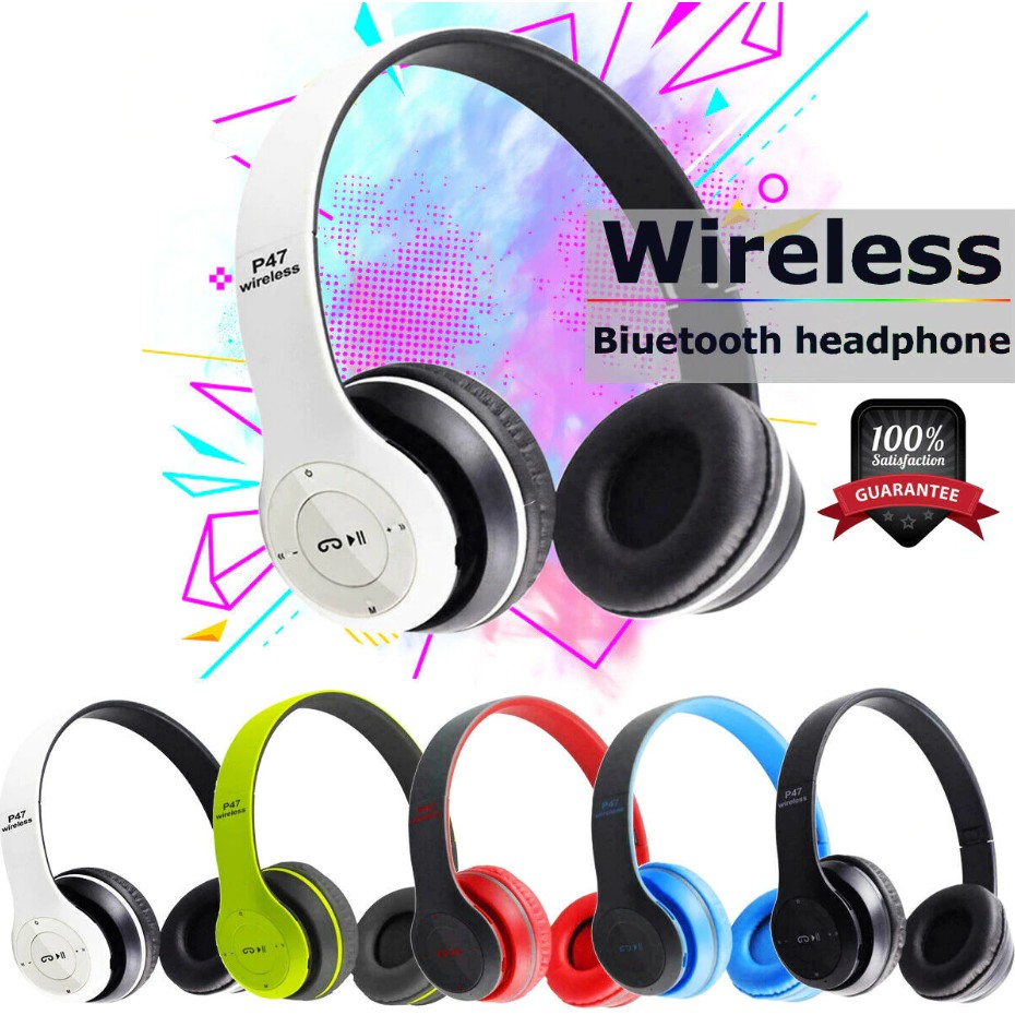 Tai Nghe Bluetooth 5.0 Chụp Tai - Tai Nghe Không Dây Gấp Gọn Tiện Lợi - Hỗ Trợ Chơi Nhạc Trực Tiếp Từ Thẻ Nhớ