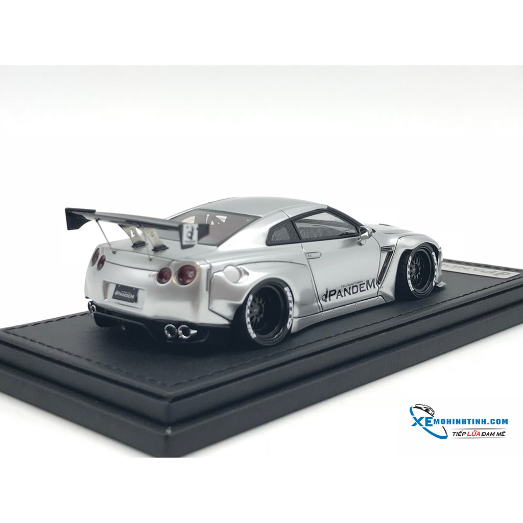 Mô hình Nissan GTR-R35 PanDem Iginition Model 1:43 (Bạc)