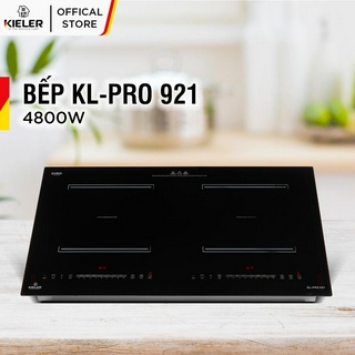 Bếp đôi điện từ Kieler KL-Pro 921 mặt kính Euro Kieler Platinum, Bếp điện từ có chế độ cảm ứng chống tràn 4800W