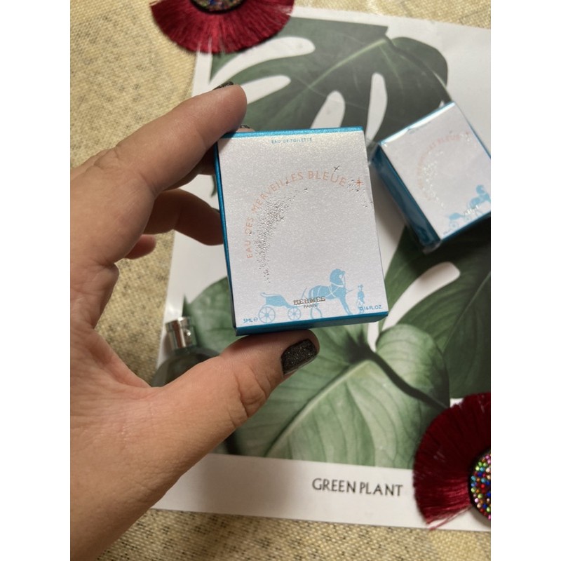 Nước hoa mini HERMES Eau des Merveilles Bleue Edt 7.5ML