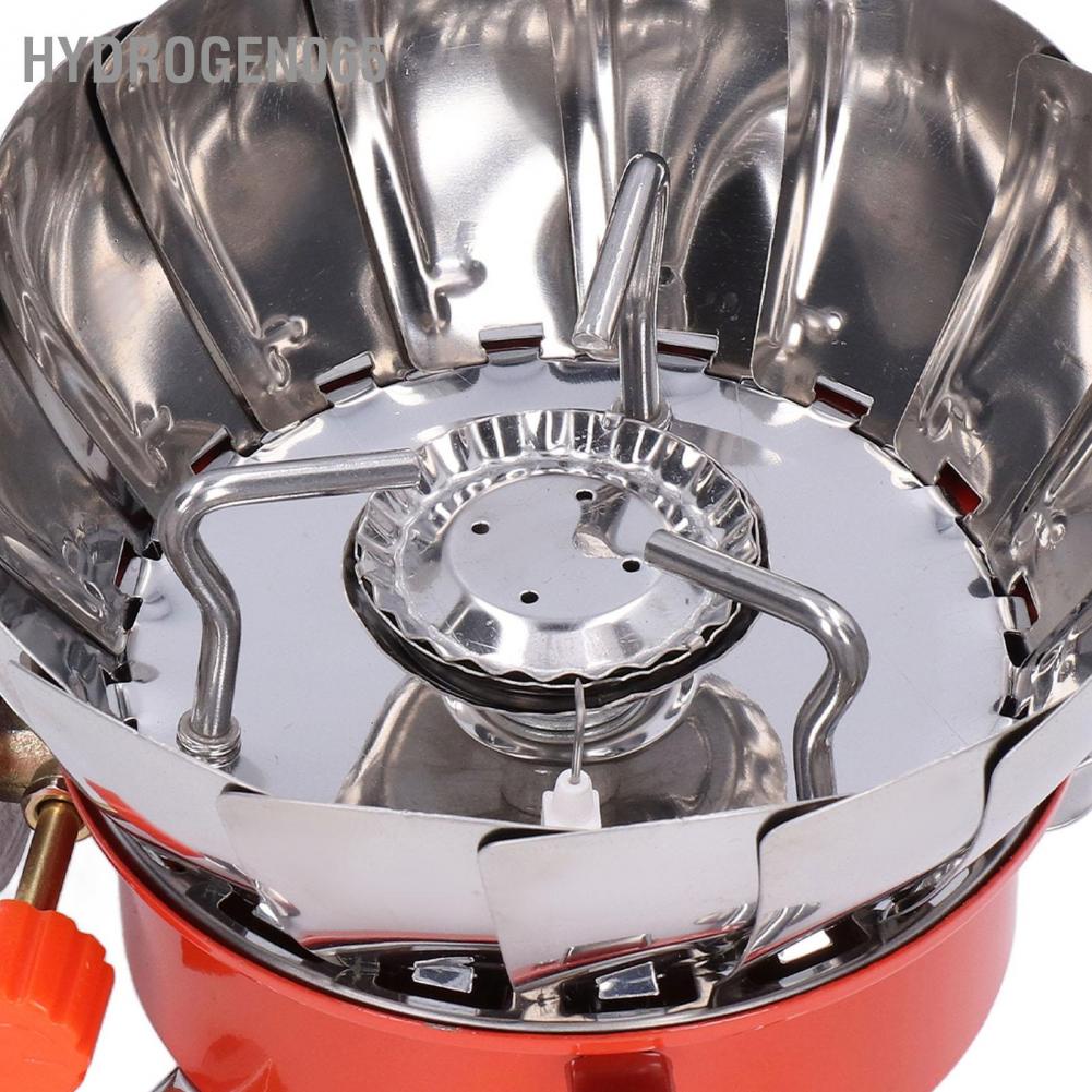 Bếp gas mini thiết kế giá đỡ có thể thu gọn tay nghề tốt hoạt động đơn giản