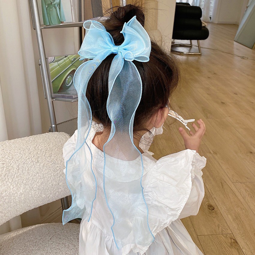Kẹp Tóc Tết Nơ Xinh Xắn Dành Cho Bé Gái - nơ tết tóc cho bé gái - kẹp tóc nơ cho bạn nữ phong cách Hàn Quốc Dumi Shop
