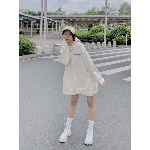 Áo Khoác Hoodie Zip SS2 - UPDOWN chất liệu dày dặn form rộng Unisex | BigBuy360 - bigbuy360.vn