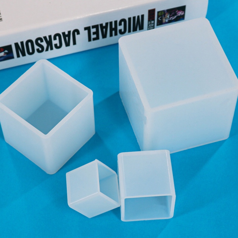 Khuôn Silicone Tạo Hình Làm Bánh Hình Khối Gương 3D DIY