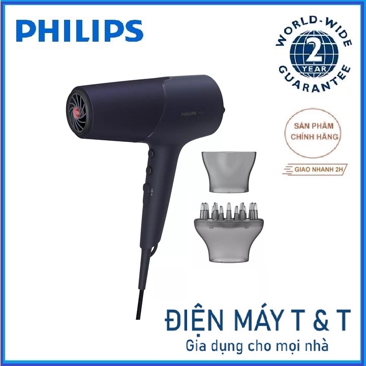 Máy sấy tóc ion Philips BHD510 - Hàng chính hãng