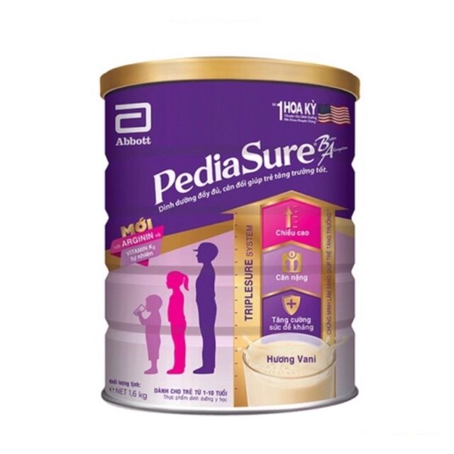 Sữa PediaSure BA 1,6 kg (date mới)