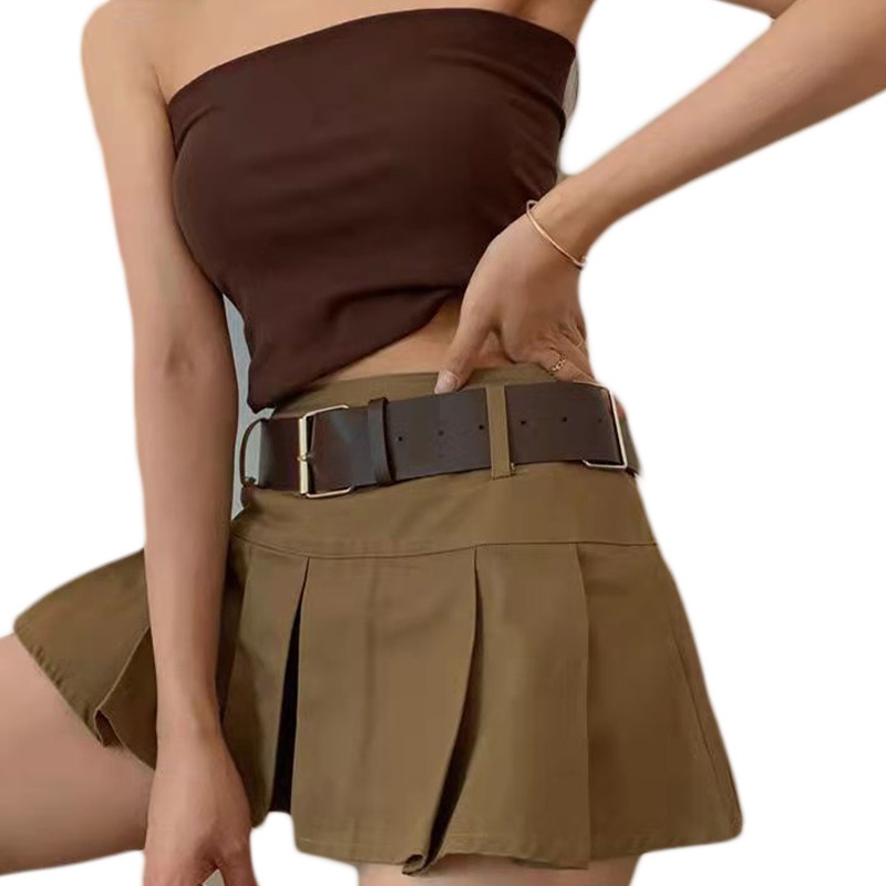 Chân váy jean Chữ A Lưng Cao Ôm Dáng Quyến Rũ Dành Cho Nữ