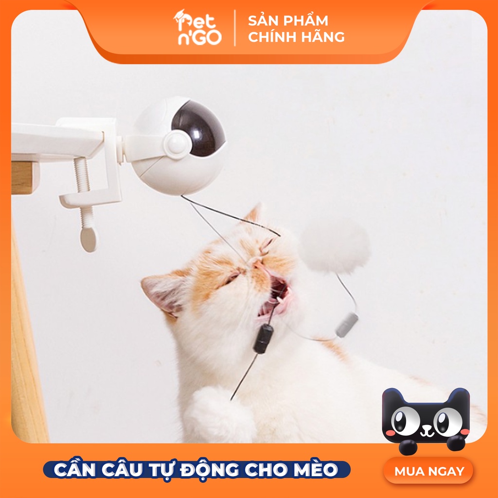 Cần Câu Mèo Đồ Chơi Cho Mèo Tự Động Gắn Bàn