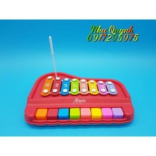 Đàn piano , đồ chơi đàn gõ xylophone 8 nốt nhạc cho bé