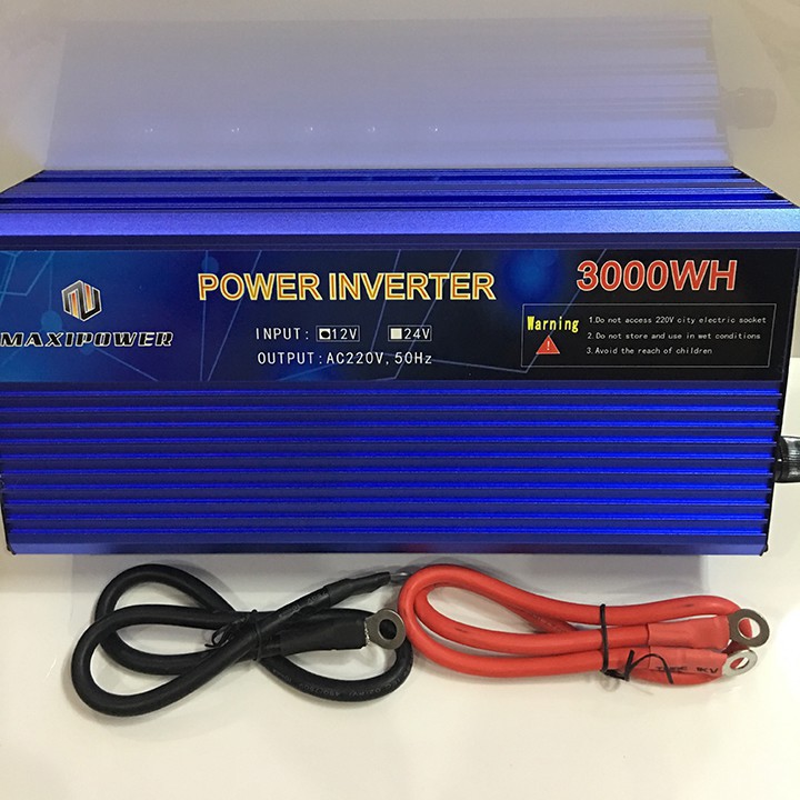 Bộ kích điện maxipower 3000W sử dụng các thiết bị gia đình