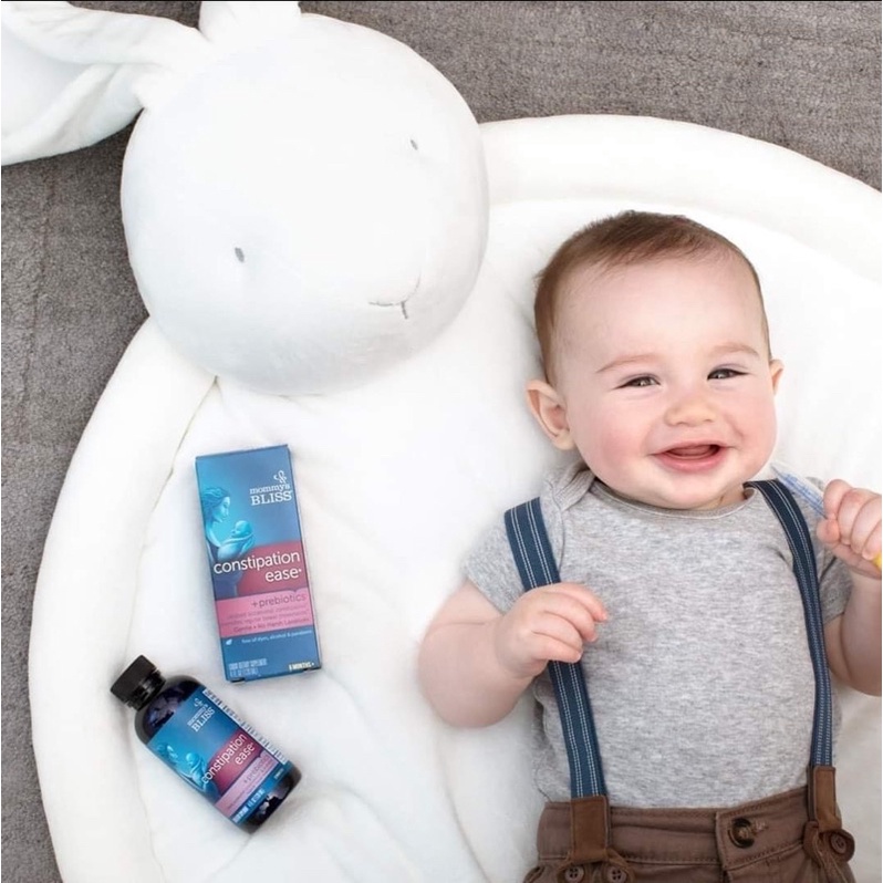 Dung dịch CONSTIPATION EASE + PREBIOTIC hữu cơ Mommy Bliss  date T9/2024
