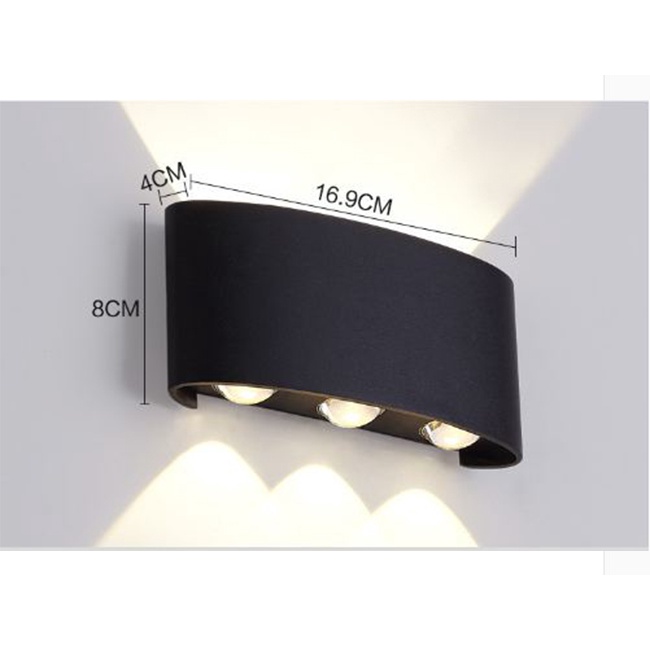 Đèn hắt tường ,Đèn tường trang trí 6 tia 8tia