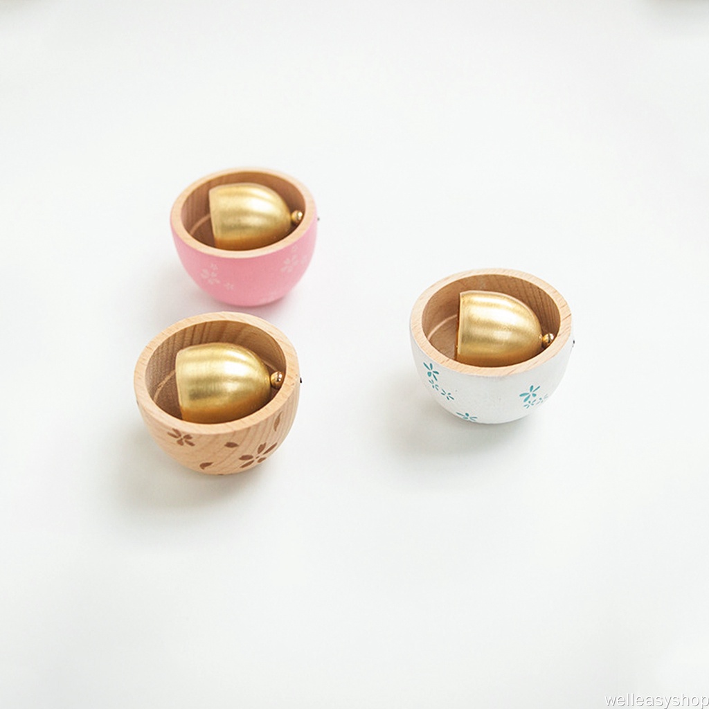 Chuông Gió Gỗ 3D Có Nam Châm Dán Tủ Lạnh Trang Trí Nhà Bếp Phong Cách Nhật Bản