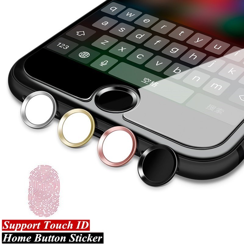Chạm vào ID | Miếng Dán Nút Home In Dấu Vân Tay Cho IPhone 5 5s SE 6 6s 7 8 Plus