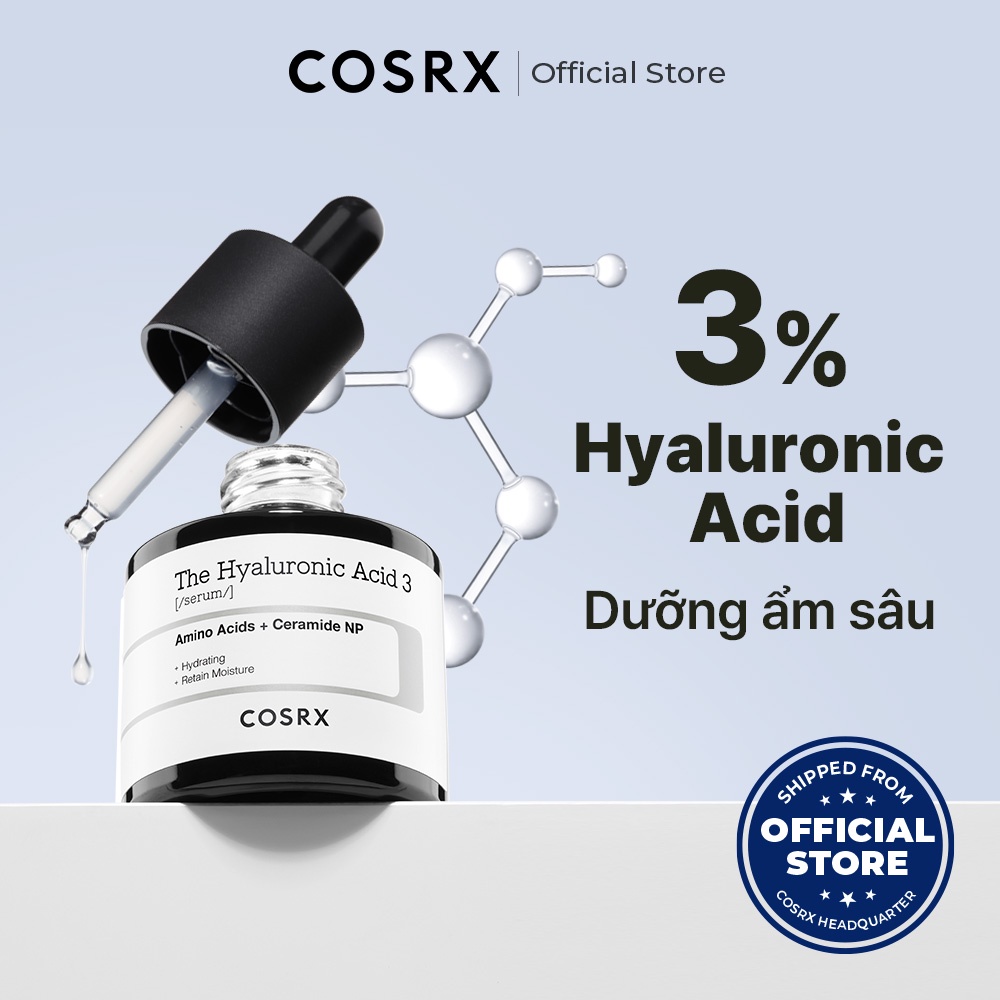 Tinh chất COSRX The RX – Hyaluronic 3% làm mát và dịu da