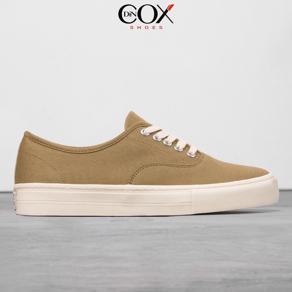 Giày Sneaker Nam Vải Chính Hãng DINCOX E06 YELLOW SAND