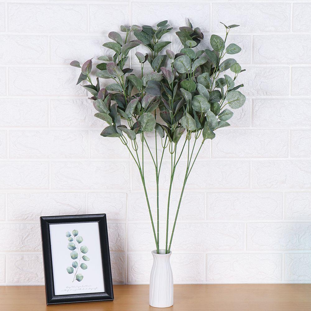 Lá Khuynh Diệp Nhân Tạo Bằng Lụa Để Bàn Trang Trí Tiệc Cưới