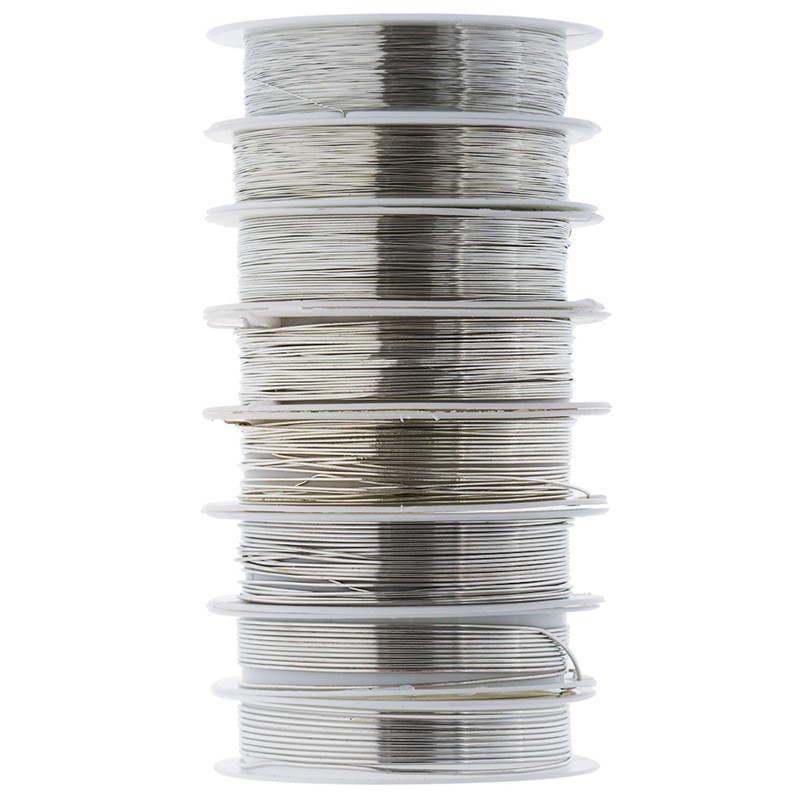 Cuộn dây đồng màu vàng / bạc dùng làm các trang sức DIY tiện dụng