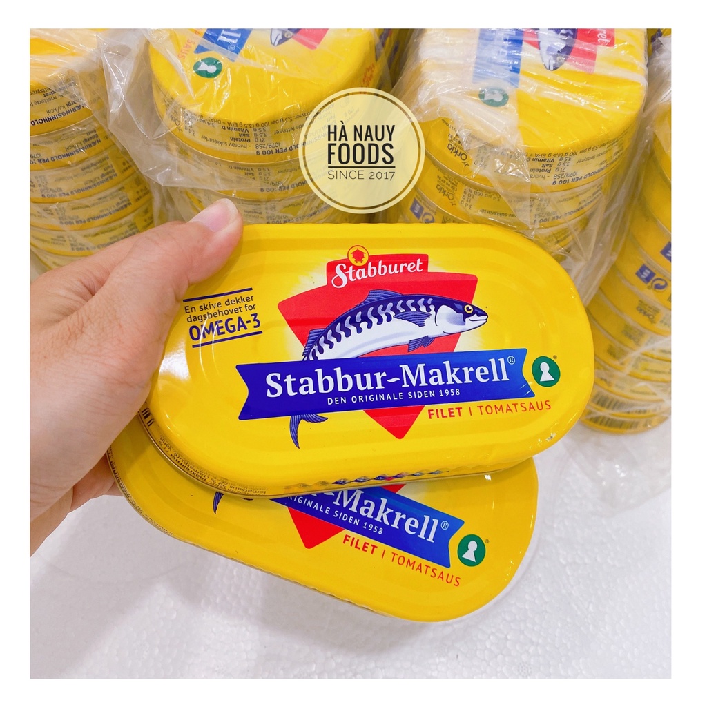 Cá Hộp Nauy Phile Nguyên Lát Sốt Cà Chua 170gr