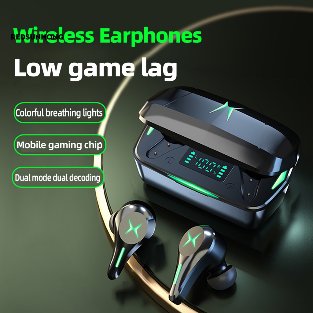 [RSH.z] Tai Nghe Bluetooth Thông Dụng Điều Khiển Cảm Ứng Thời Gian Chờ Lâu Dùng Khi Chạy Bộ