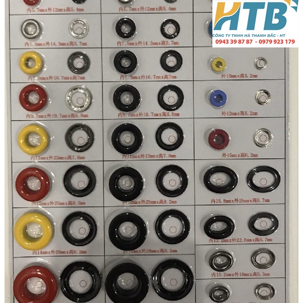 Khoen ore Khoen mắt cáo Khoen oze từ 4mm đến 12mm bằng INOX không gỉ  - 100 cái / túi