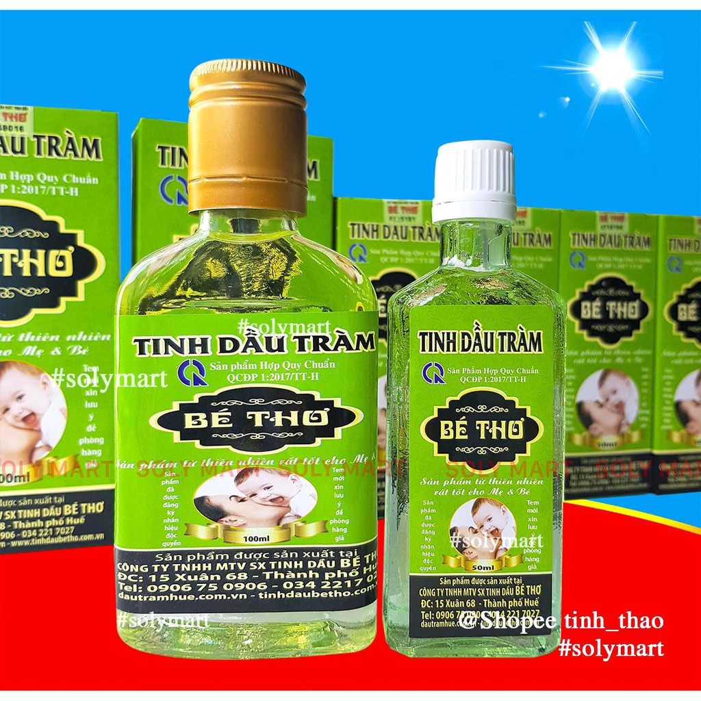 TINH DẦU TRÀM BÉ THƠ LOẠI XỊN - Dầu Tràm sử dụng rất tốt cho trẻ sơ sinh, và hỗ trợ trong điều trị nhức mỏi xương